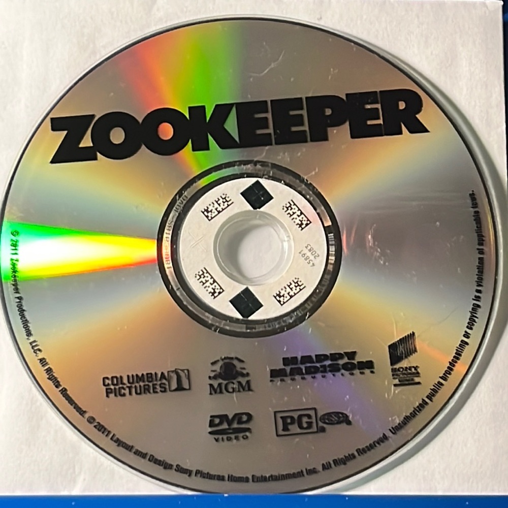Zookeeper dvd